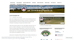 Desktop Screenshot of gettysburgbaseballfestival.com